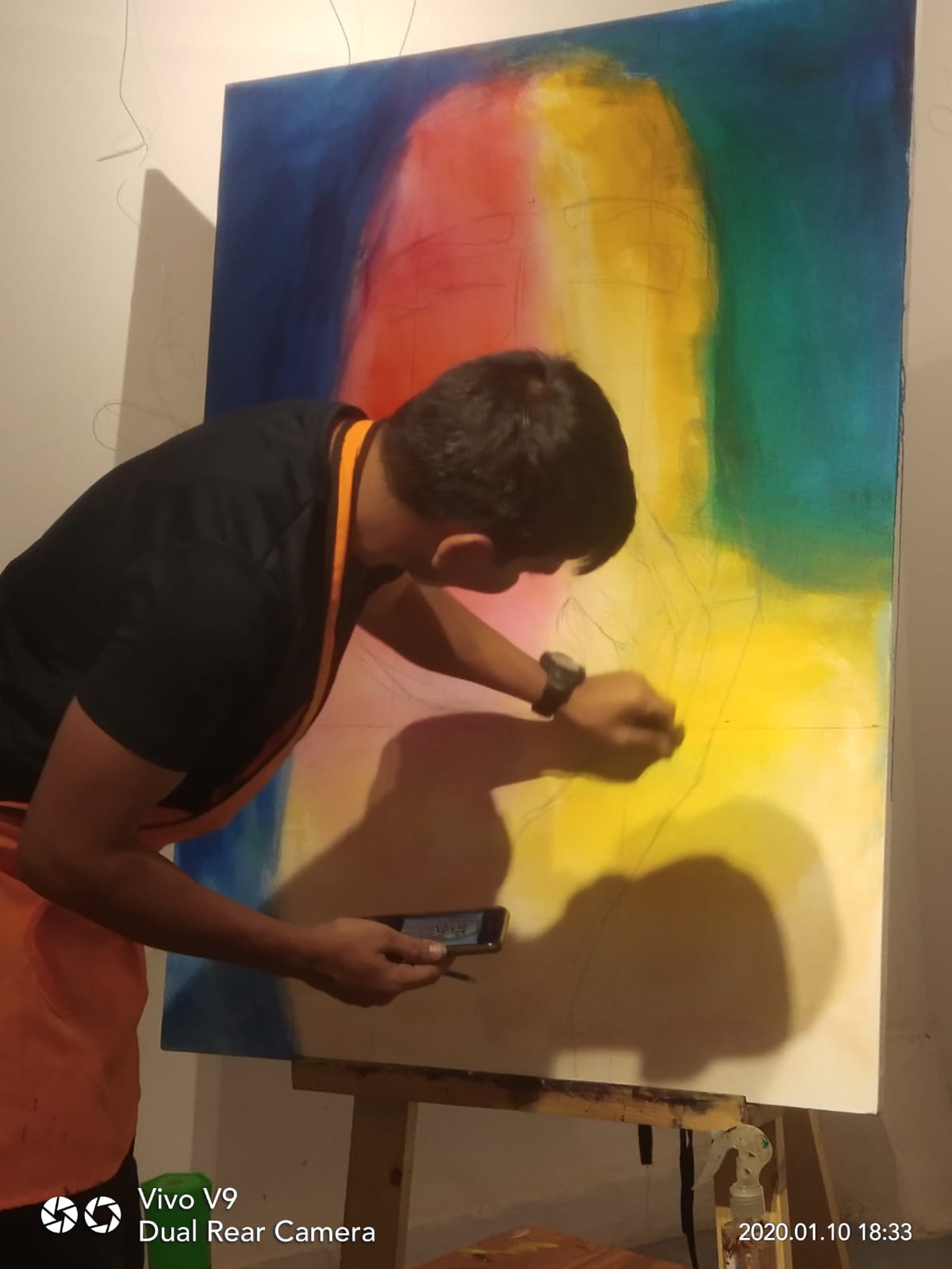 Students at CORE Fine Arts Bangalore